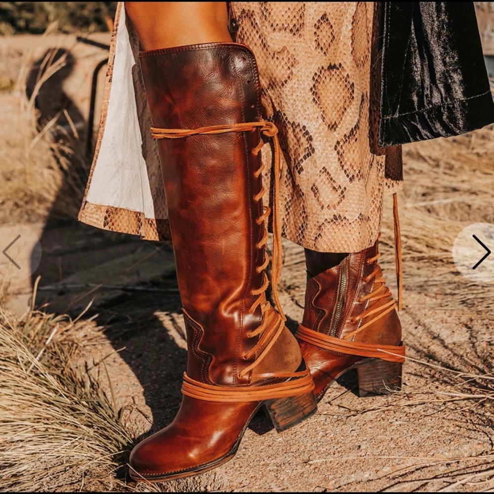 Freebird Coal knee high boots